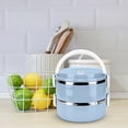 thumbnail image 4 of Dvkptbk Lunch Box Stainless Steel Lunch Box Fresh-Keeping Box Multi-Layer Plastic Student Insulation Lunch Box Camping Essentials, 4 of 4
