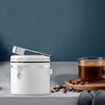 thumbnail image 1 of Save Big! Airtight Coffee Canister, Stainless Steel Kitchen Food Storage Container, With Date Function for Grounds, Beans, Tea, Sugar, Flour, Cereal Storage (1.2L), 1 of 8