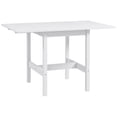 thumbnail image 1 of CoSoTower Solid Wood Kitchen Table, Farmhouse Drop Leaf Tables for Small Spaces, Folding Dining Table, White, 1 of 7