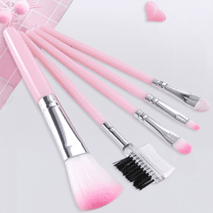 YSTINNG 5 Makeup Brushes Makeup Brush Set Premium Synthetic Foundation Concealers Eye Shadows Make Up Brushes set A311-001