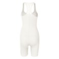 thumbnail image 4 of asjyhkr Womens Workout Seamelss Jumpsuit Yoga Ribbed Bodycon One Piece Square Neck Tank Top Romper, 4 of 8