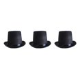 thumbnail image 4 of Transemion Adult Top Hat Victorian Magician Fancy Accessory Fit One Dress Size Most Style A 3Set, 4 of 6