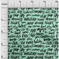 thumbnail image 2 of oneOone Cotton Poplin Mint Green Fabric Text Sewing Craft Projects Fabric Prints By Yard 56 Inch Wide-FX, 2 of 5