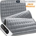 thumbnail image 1 of Heating Pad-Electric Heating Pads for Back, Neck, Abdomen, Fast Heating To 150°F, Soft Flannel Blankets, Heated Pad For Shoulder, Knee, Hot Pad, Ideal Gift For Dad, Best for Lover, Mothers Day Gifts, 1 of 10