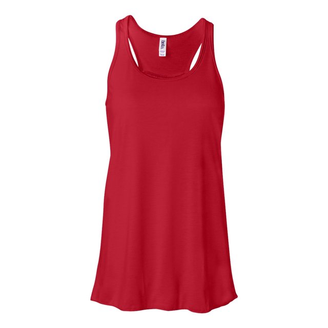 Bella Débardeur Dos Nageur Fluide pour Femme, P, Rouge