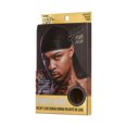 thumbnail image 3 of KISS - Durag velouté de luxe Power Wave Colors & Care - Noir, 3 of 6