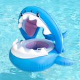 thumbnail image 4 of MesaSe PENGXAING 80 x 68 x 60cm Baby Sunshade Inflatable Swim Float Boat Swimming Pool Ring Raft with Sunshade  for Baby Toddler Kids Infant Water Development Toys, 4 of 8