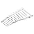 thumbnail image 3 of Clé à Combinaison Clé à Double Tête Clé à Double Extrémité Clé de Douille Outil de Machiniste 14 Pcs 8-24mm Ensemble de Clé à Combinaison Clé à Cliquet Métrique Douille Clé à Cliquet Écrou de Routeur Réparation, 3 of 7