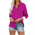 thumbnail image 1 of MeetoTime Robe Chemise Boutonnée pour Femme Décontractée à Manches Longues Infroissable pour le Bureau, 1 of 6