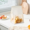 thumbnail image 1 of Aursykel Brown Kraft Paper Bag With Transparent Window Ziplock Heat Sealed Long Lasting Lightweight Easy Tear Standing Bag Suit For Home Travel Food Pet Snacks 13x10x5cm, 1 of 6