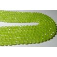thumbnail image 3 of Perles Rondes Facettées en Jade Naturel Couleur Citron Teinté Taille 6 mm Qualité AAA, 3 of 6