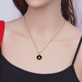 thumbnail image 2 of Colliers, Collier Lettre Coquille Mignonne pour Filles, Pendentifs Pièce pour Filles en Acier Inoxydable Colliers Initiale pour Femmes Bijoux Rond, 2 of 8