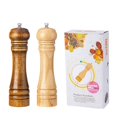 thumbnail image 1 of Coofit Pepper Grinder Wooden Adjustable Large Capacity Manual Spice Grinder Pepper Mill, 1 of 10