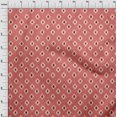thumbnail image 4 of oneOone Georgette Viscose Tissu Rose Aztech Africain Robe Tissu Tissu Imprimé par la Cour 42 Pouces de Large, 4 of 4