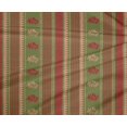 thumbnail image 4 of oneOone Polyester Lycra Fabric Geometric|Stripe & Floral Block Printed Fabric 1 Yard 56 Inch Wide, 4 of 4
