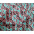 thumbnail image 5 of oneOone Silk Tabby Fabric Triangle Geometric Print Fabric By Yard 42 Inch Wide, 5 of 5