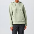 thumbnail image 1 of IMENGL Hoodies trendy knit drawstring pullover, Beige M, Size M-3XL, 1 of 7