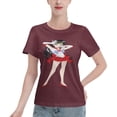 thumbnail image 1 of Women's Basic Short Sleeve T-Shirt Sailor Moon Rei Hono, 1 of 6