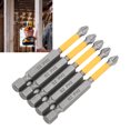 thumbnail image 3 of Impact Screwdriver Bits,  Screwdriver Bit Stable And Reliable 5PCS S2 Alloy Steel Multifunctional  For Construction Site, 3 of 8