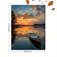 thumbnail image 3 of Qisvanset Bay Bridge Sunset Canvas Print 12x16 Inch Hotel Interior Decor, 3 of 8