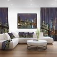 thumbnail image 2 of Design Art Brooklyn Bridge Vue Panoramique  Sur Toile Encadrée, 2 of 5