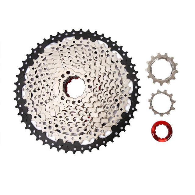 TOPINCN Pignon de Roue Libre Cassette 10 Vitesses 11-50T Pièce de Rechange pour Vélo de Montagne, Remplacement de Roue Libre, Vélo 10 Vitesses
