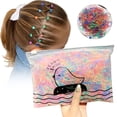 thumbnail image 1 of 1000 Pack Disposable Elastic Hair Bands for Girls Fashion Colorful Stretchable Rubber Ties Bulk Assortment 1000PCS, 1 of 6
