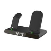 Birdeem Clock 15W 3 in 1 Vertical Wireless Charger Suitable for Mobile Phone Watch Headset 3 in 1