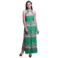 thumbnail image 1 of Bimba Floral Ladies Sleeveless Long Print Maxi Dress with Side Slits Summer Wear-Small, 1 of 6