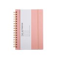 thumbnail image 2 of SLYNSHome Lined Spiral Journal Notebook Pink A5 Hardcover Spiral Journals for Women Men 200 Pages Spiral Bound Notebook,College Ruled Notebooks for Work, 2 of 6
