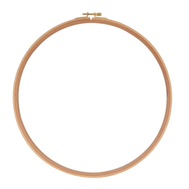 Beech Wood Embroidery Stretcher, Solid Wood Embroidery Frame Tool for Stitching and Wreath Making, Handcraft Embroidery Supplies, Poking and Poking Frame, Embroidery Circle for Crafting, $BS$3
