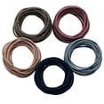 thumbnail image 1 of 100PCS Hair Band Bulk Solid Color Hair Rubber Band Ponytail Holder for Fine Hair, 1 of 10