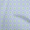 thumbnail image 1 of oneOone Cotton Poplin Medium Blue Fabric Asian Ikat Craft Projects Decor Fabric Printed By The Yard 56 Inch Wide, 1 of 4