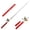 Rouge, variante sur HEVIRGO Mini Canne à Pêche Extérieure de Poche en Forme de Stylo pour Poisson, Canne à Pêche en Alliage d'Aluminium, Noir
