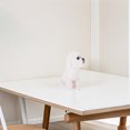 thumbnail image 4 of SHOWERORO dog model Mini Poodle Figure White PVC Vehicle Use 1Pack, 4 of 6