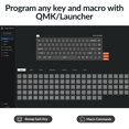thumbnail image 2 of Keychron K6 Pro Wireless Custom Mechanical Keyboard QMK/Launcher Programmable Macro Hot-Swappable Keychron K Pro Red Switch 65% Layout Aluminum RGB Backlit Office Keyboard for Mac Windows Linux, 2 of 5