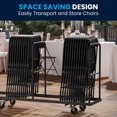 thumbnail image 3 of Flash Furniture Hercules Series Premium Black Plastic Folding Chair, 3 of 9