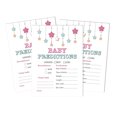 thumbnail image 1 of Inkdotpot Star Gender Neutral Party Supplies-Set Of 50 Baby ShowerPrediction Cards For Baby Shower Game, 1 of 5