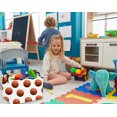 thumbnail image 3 of DDBASKET Rectangular Basketball Baskets Gift Basket Empty Kids Storage Bins Baby Boy Basket Kids Toy Storage Bin Organizer Box Basketball Room Decor for Home(Basketballs), 3 of 6