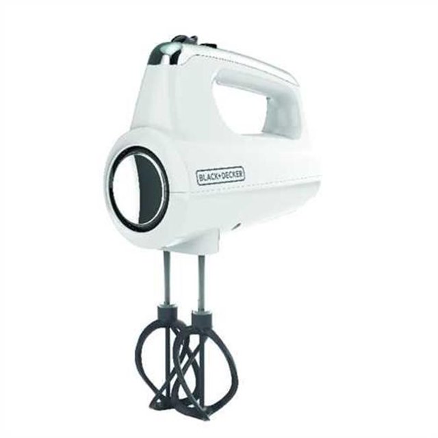 Spectrum Brands MX600W Black & Decker Batteur à Main Premium Helix Performance Avancée, Blanc