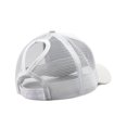 thumbnail image 3 of Ponytail Messy Buns Trucker Plain Baseball Visor Cap Unisex Glitter Hat, 3 of 4
