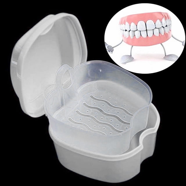 Product Classification Denture Care Hanging Storage with Cleaning Supplies for Bath - Organized Net Container for Teeth Cleaning