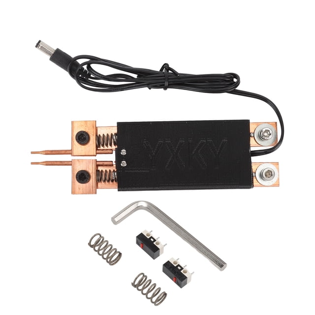 Spot Welding Pen Kit, Spot Welding Pen Battery One Handed Operation Brass Rod For Electronics Black,White,Blue