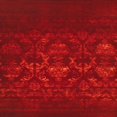 thumbnail image 1 of Ahgly Company Indoor Square Mid-Century Modern Red Oriental Area Rugs, 3' Square, 1 of 6