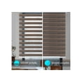 thumbnail image 3 of WYMO Zebra Blinds 23 x 72 INCH - Sheer Horizontal Blinds and Shades for Daytime and Nighttime - Light Filtering Roller Shades for Windows - Brown - Manual Control Stick, 3 of 7