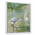 thumbnail image 2 of Designart Heron Birds I FLOAT FRAME WALL ART, 2 of 4