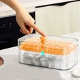 thumbnail image 2 of Ice Cube Tray with Lid and Bin Ice Trays, Ice Cubes Tray with Lid and Bin,32 Pcs Square Ice Cubes Molds with Ice Scoop,Easy Release & Save Space, Ice Cubes Storage Container Set, 2 of 8