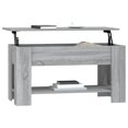 thumbnail image 5 of vidaXL Table Basse Gris Sonoma 101x49x52 cm Bois Manufacturé, 5 of 5