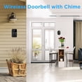 thumbnail image 4 of HOARBOEG Sonnette Intelligente Sonnette Vidéo Sans Fil Intelligente Sonnette Visuelle Intelligente Maison HD Vision Nocturne Wifi Sécurité Sonnette Vente de Liquidation, 4 of 9