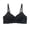 Black, variant on Full Coverage Wireless T Shirt Bra for Allday Comfort with Superior Support Seamless Underwear for Large in Everyday Home Wear